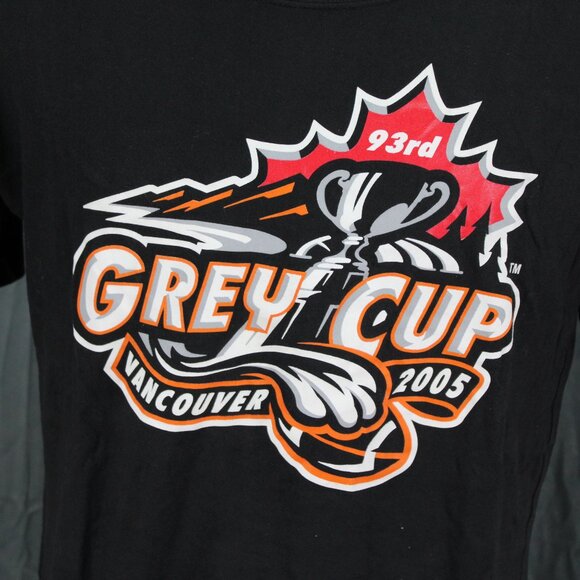 Retro CFL Shirt - 2005 Grey Cup Official Logo - Men's Medium - Picture 2 of 8